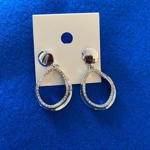 Fashion Silver hoop Earrings